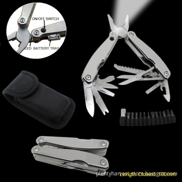 Own Design Highest Top Quality Multi-Tools with LED and Bits (#8129BTS)